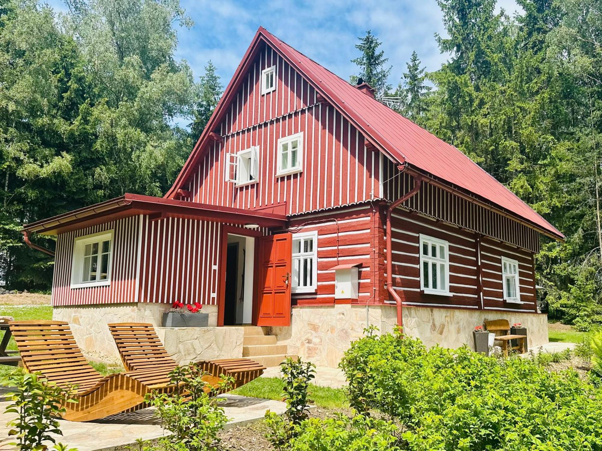Chalupa Janovice Rudník Exterior foto